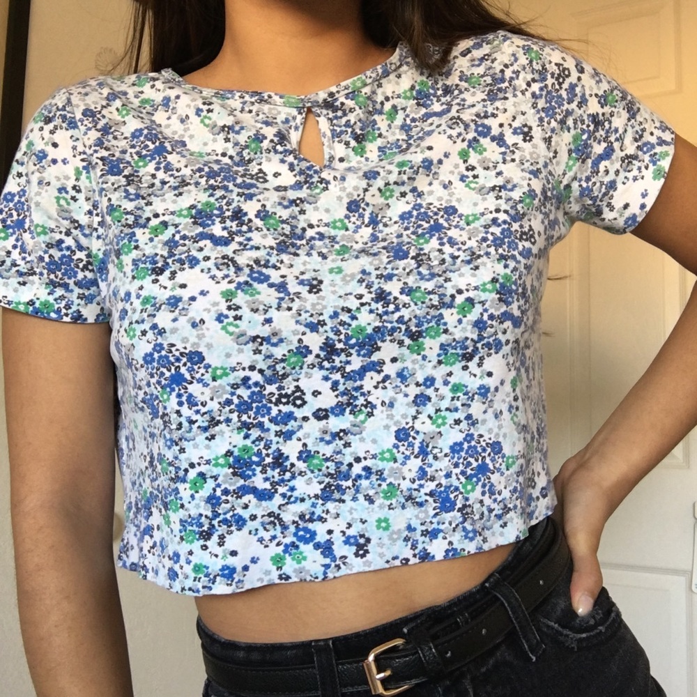 Blue Crop Top!